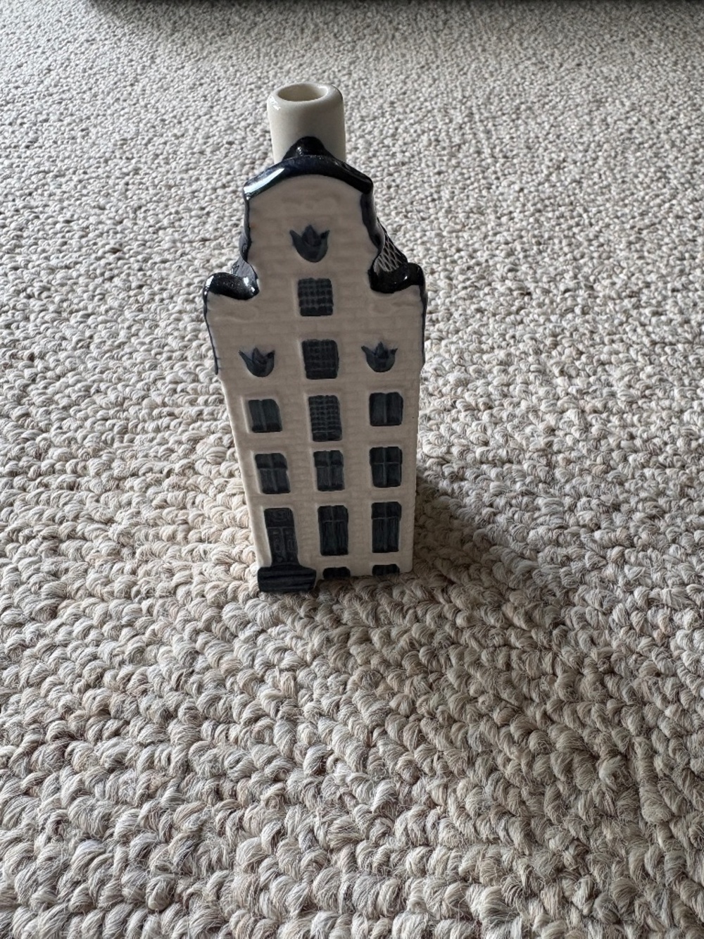 KLM House 56 Delft Blue Bols Amsterdam Mini House Bottle Empty Collectible